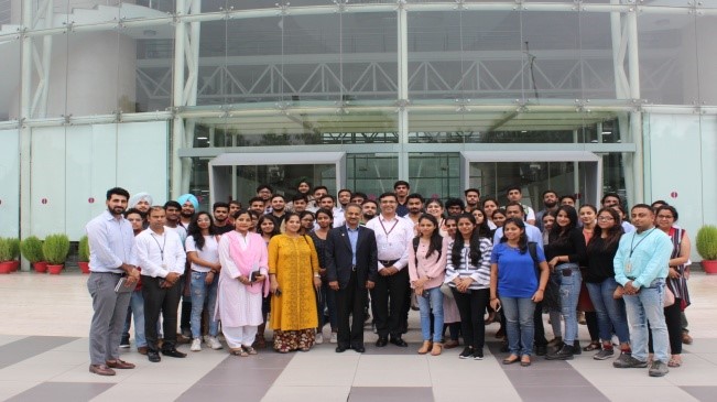LEED lecture and visit to Infosys campus , I.T. Park Chandigarh