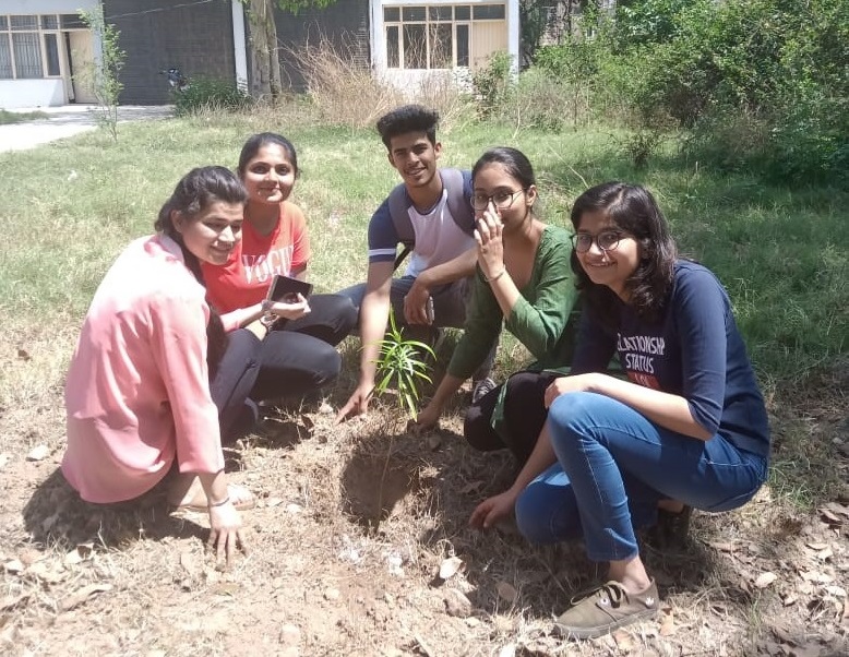 Tree plantation drive of planting 550 trees in and around the campus was taken to celebrate 550th year of Guru Nanak Dev ji.